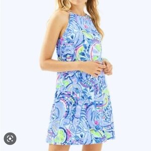 Lilly Pulitzer Margot Swing dress in Blue Peri Pinch Pinch size Large